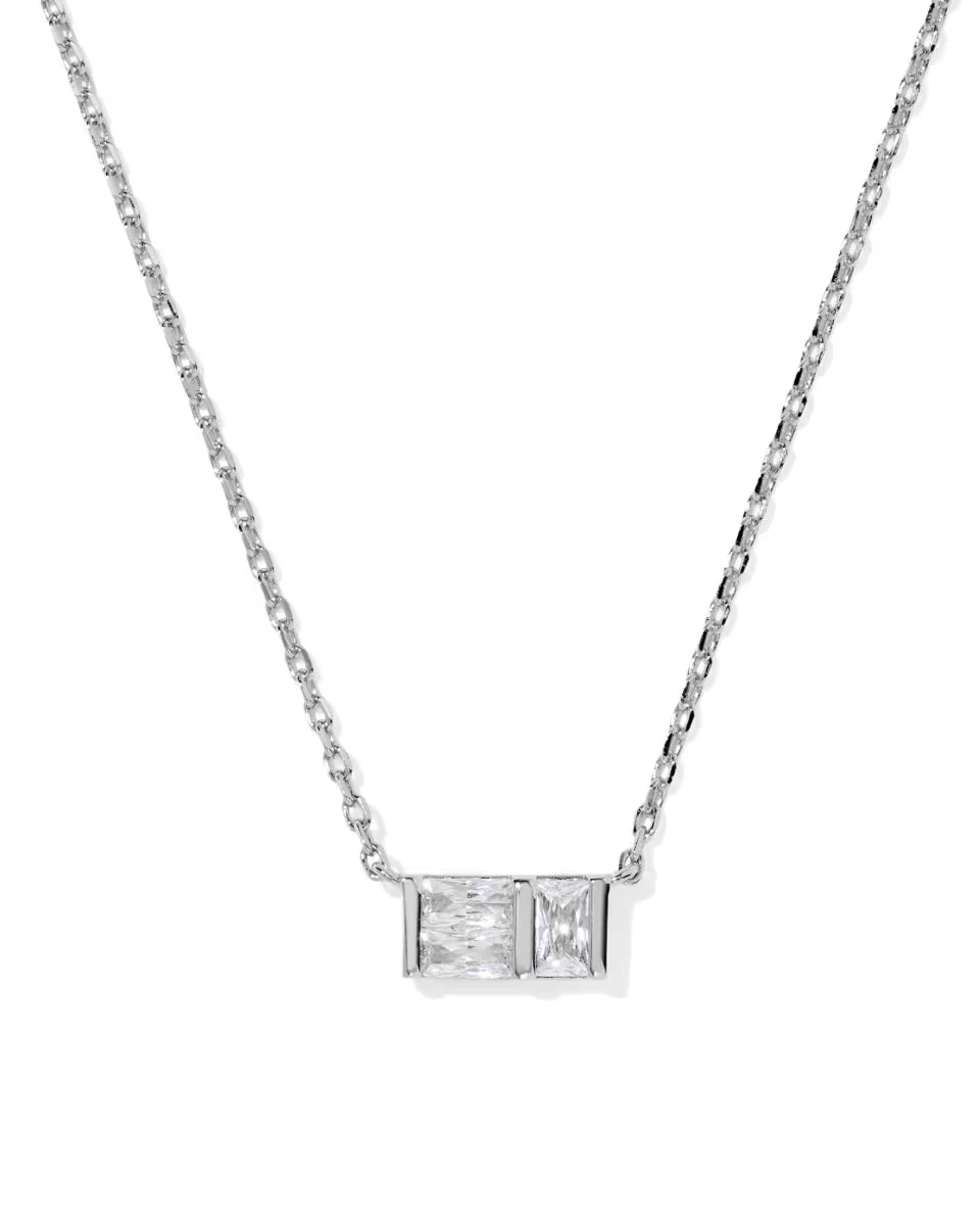 Kendra Scott Jamie Silver Short Pendant Necklace