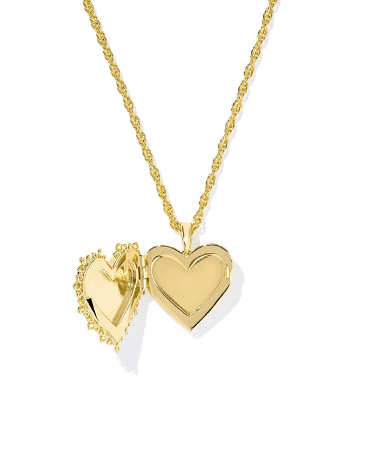 Mallory Rose Locket Short Pendant Necklace
