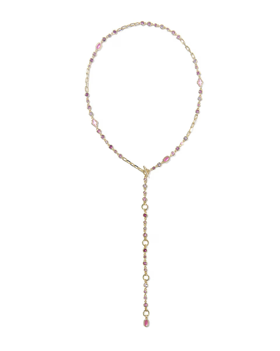 Kendra Scott Mini Elisa Abbie Gold Convertible Strand Necklace