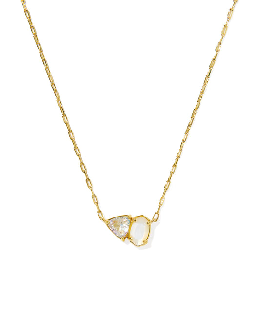 Kendra Scott Gold Tatum June Short Pendant Necklace