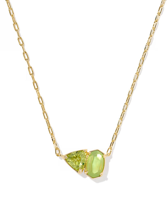 Kendra Scott Gold Tatum August Short Pendant Necklace