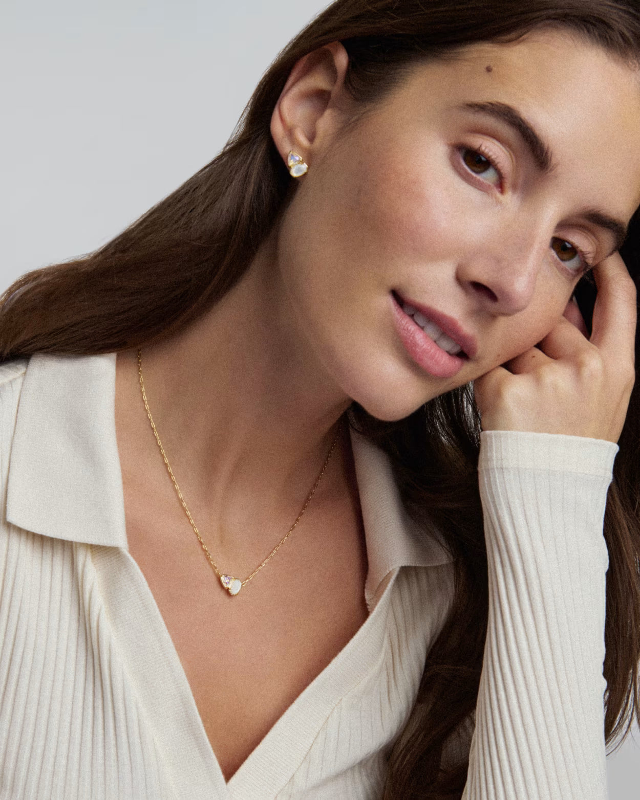 Kendra Scott Gold Tatum June Short Pendant Necklace