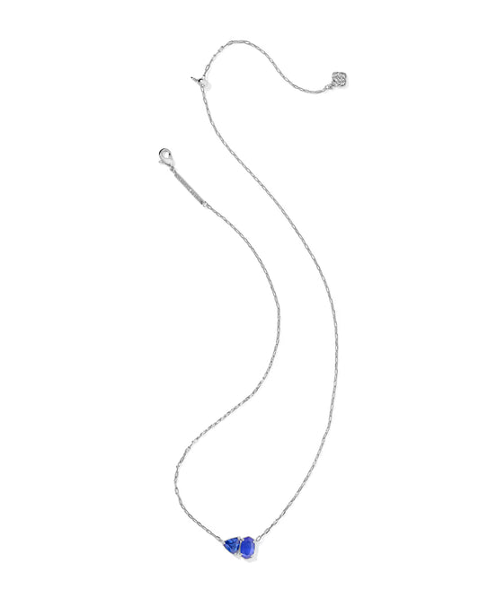 Kendra Scott Tatum Silver September Short Pendant Necklace
