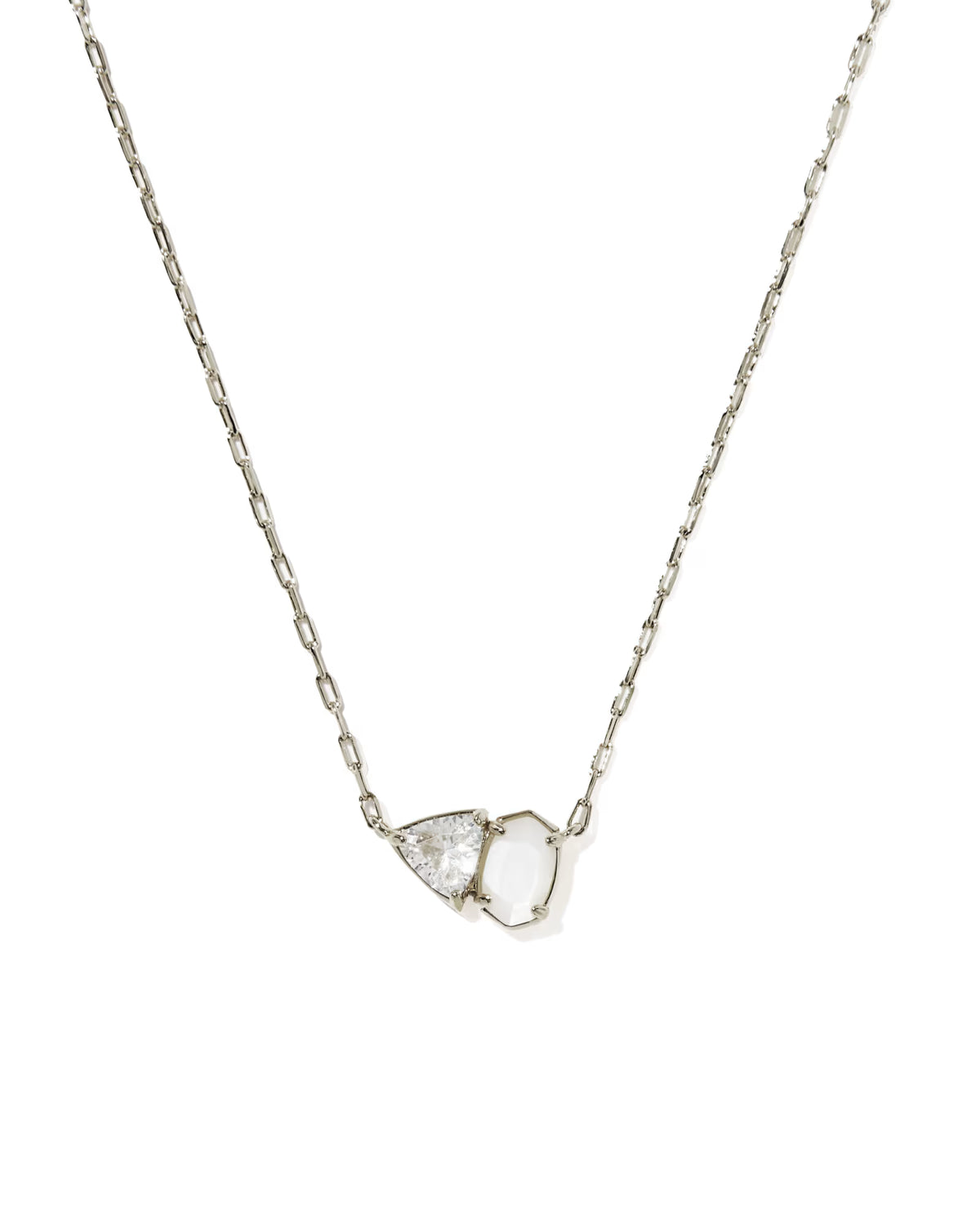 Kendra Scott Tatum Silver June Short Pendant Necklace