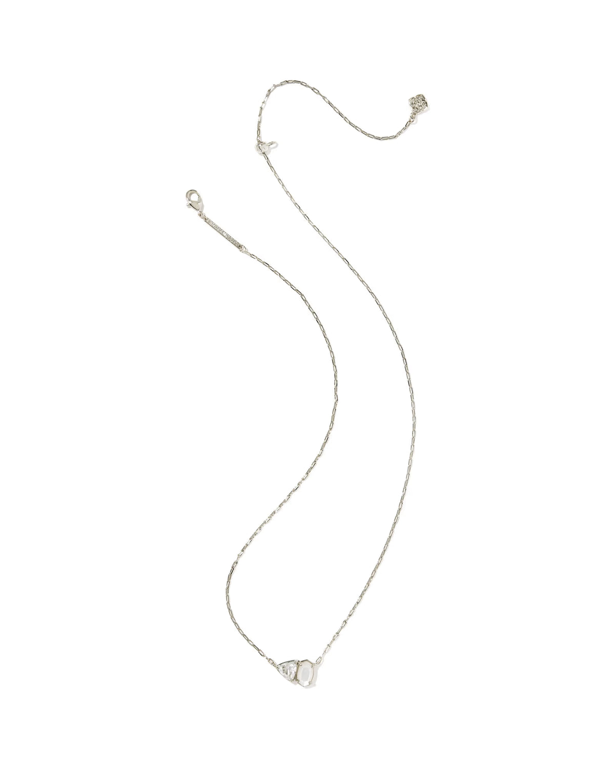 Kendra Scott Tatum Silver June Short Pendant Necklace