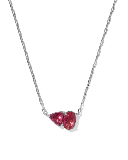 Kendra Scott Tatum Silver January Short Pendant Necklace