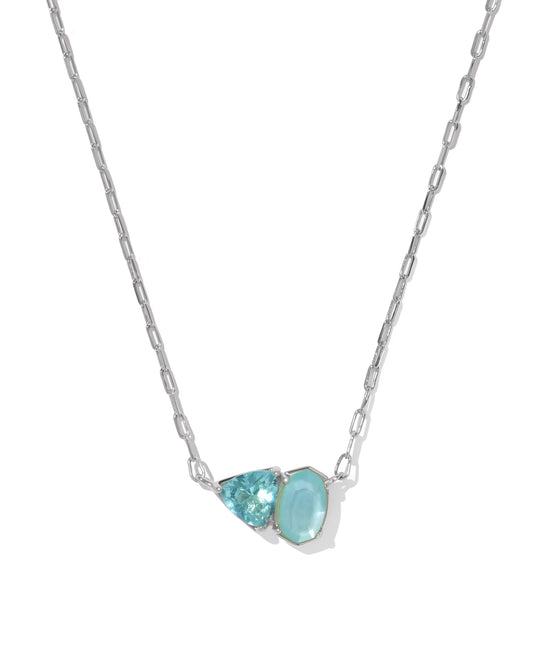 Kendra Scott Tatum Silver December Short Pendant Necklace