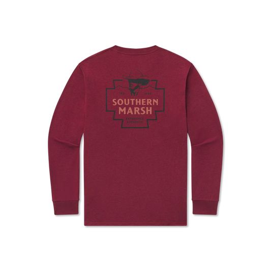 Southern Marsh Cowboy Badge Tee - Long Sleeve