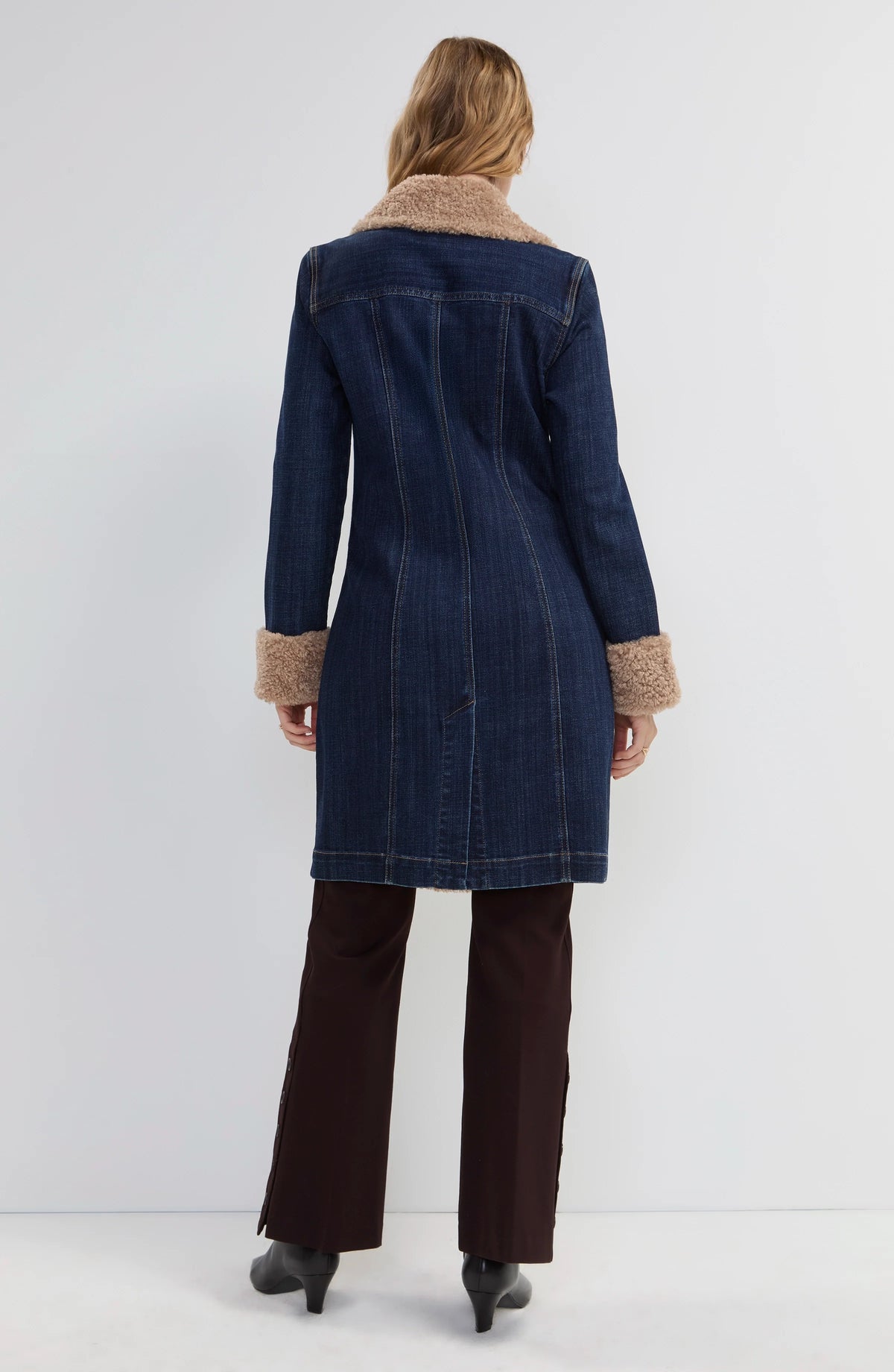 Liverpool Sherpa Trimmed Notch Collar Jacket