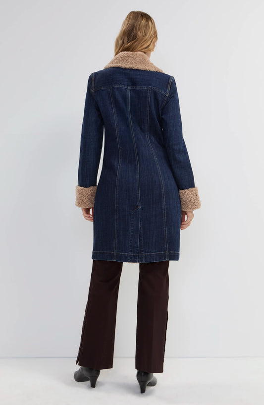 Liverpool Sherpa Trimmed Notch Collar Jacket