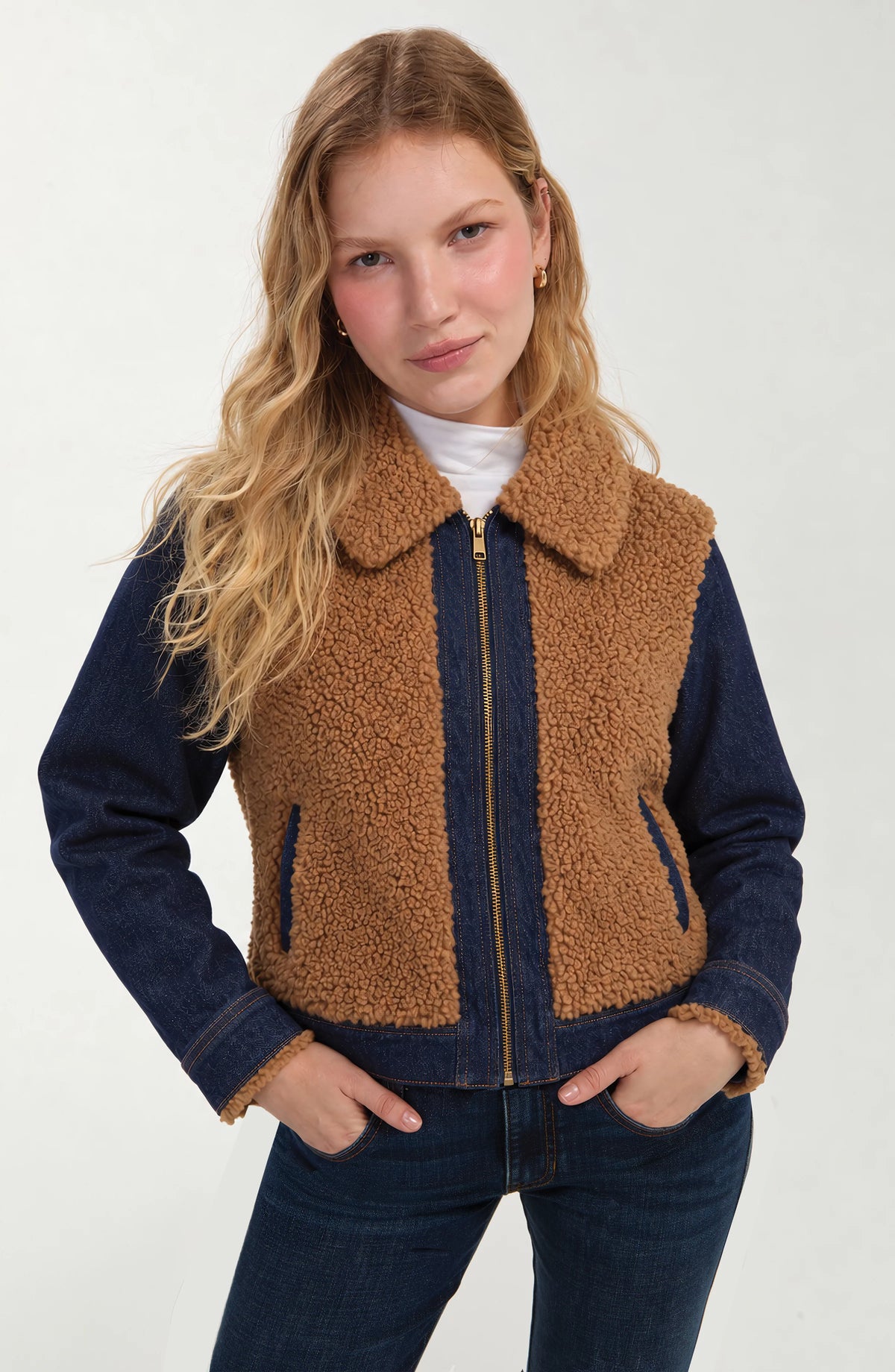 Liverpool Sherpa Denim Jacket