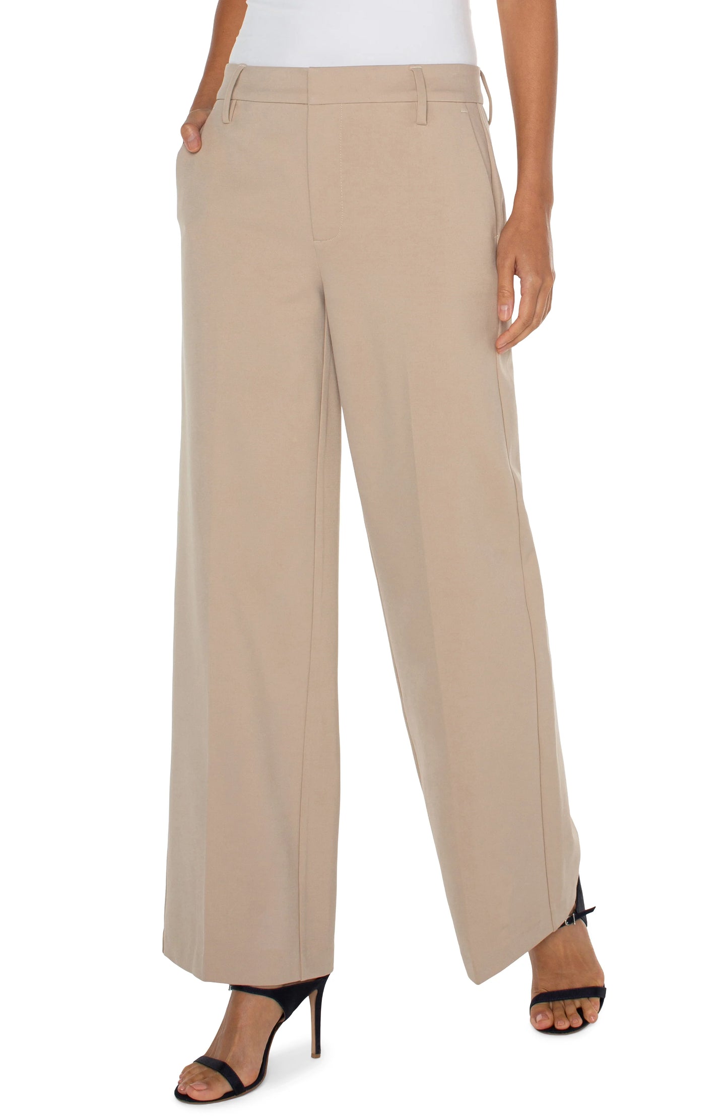 Liverpool Kelsey Wide Leg Trouser (3 Color Choices)