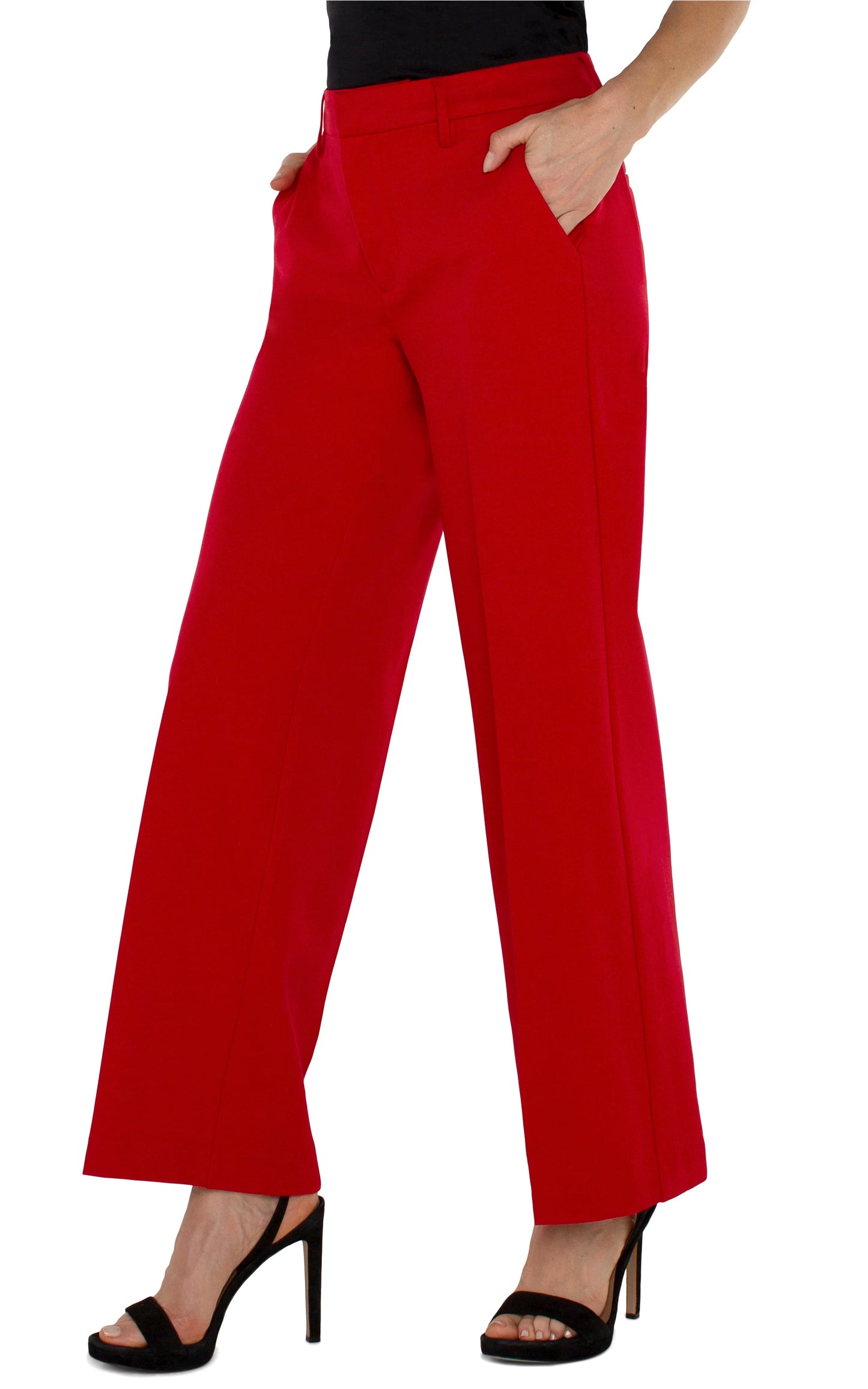 Liverpool Tango Red Kelsey Wide Leg Trouser