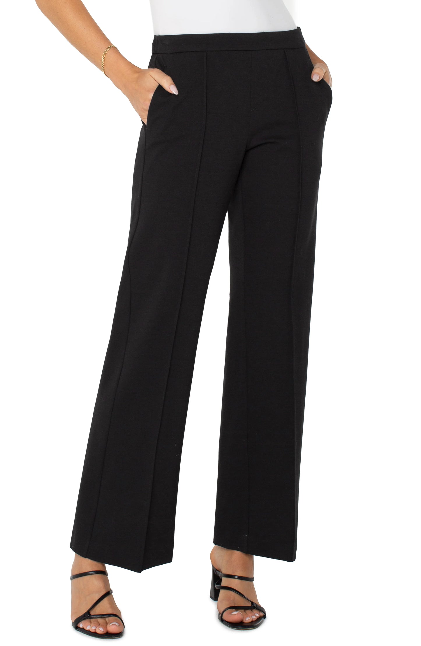 Liverpool Kayla Wide Leg Pull-on Trouser
