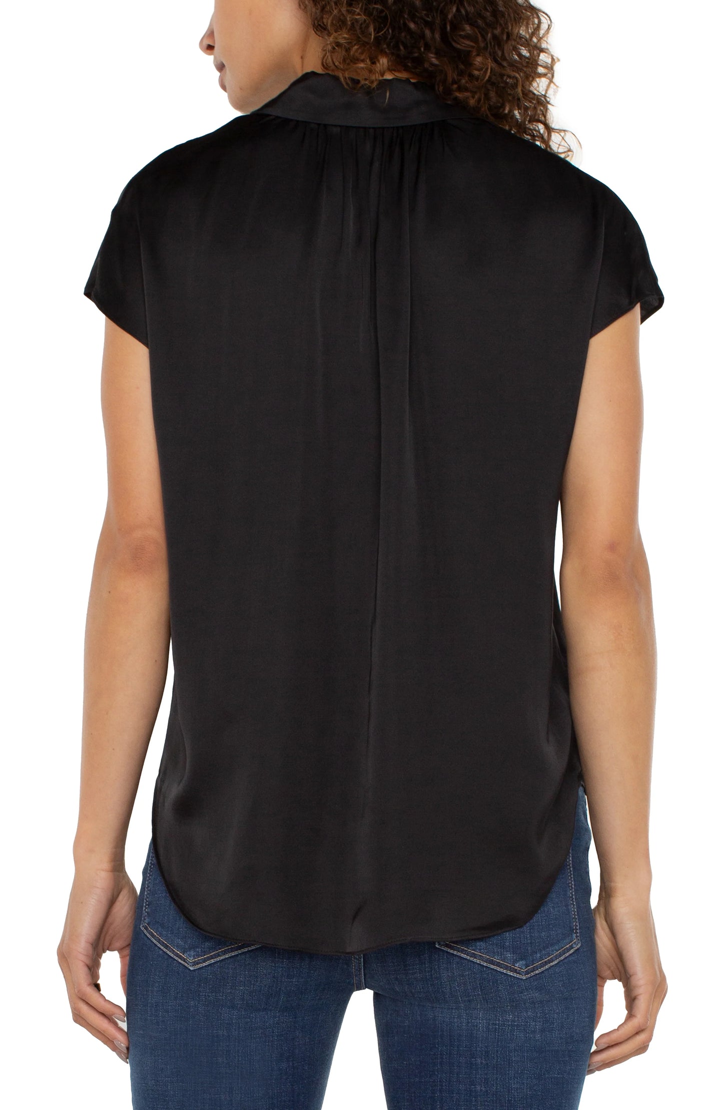 LIVERPOOL- BUTTON FRONT DOLMAN SLEEVE BLOUSE