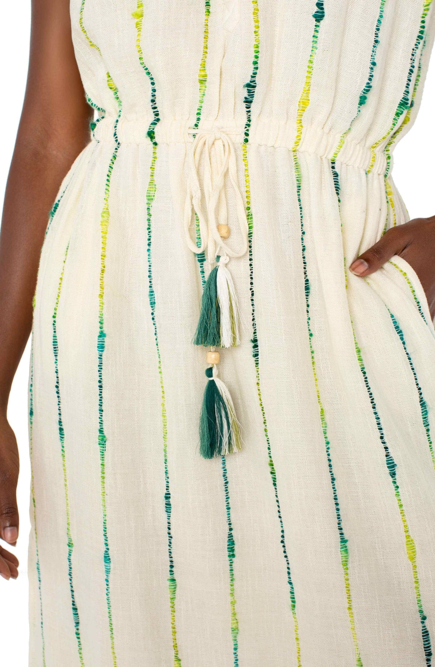 Liverpool Midi Dress With Smocked Waist