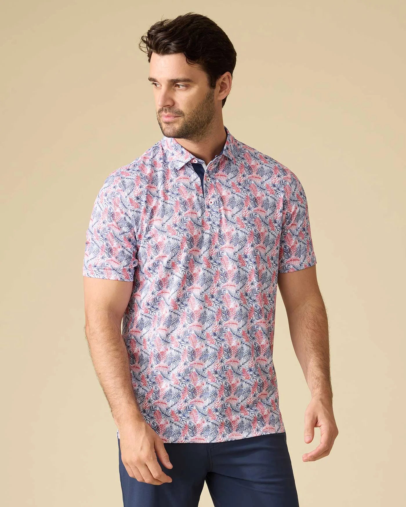 Flag & Anthem MVP POLO Concord Leaf Print Polo