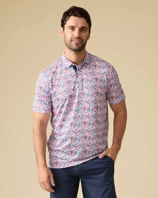 Flag & Anthem MVP POLO Concord Leaf Print Polo