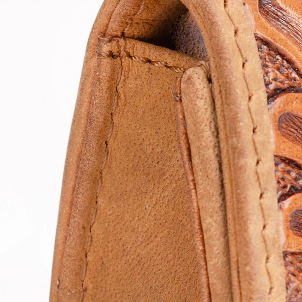 Loyal West Gloriana Clip On Bag Charm Handtooled