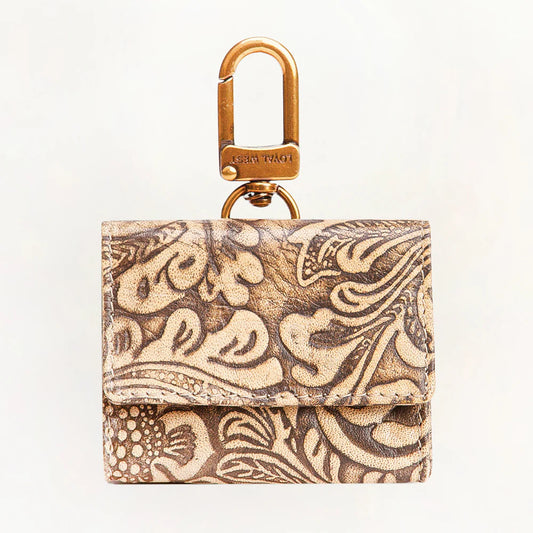 Loyal West Gloriana Clip On Bag Charm Handtooled