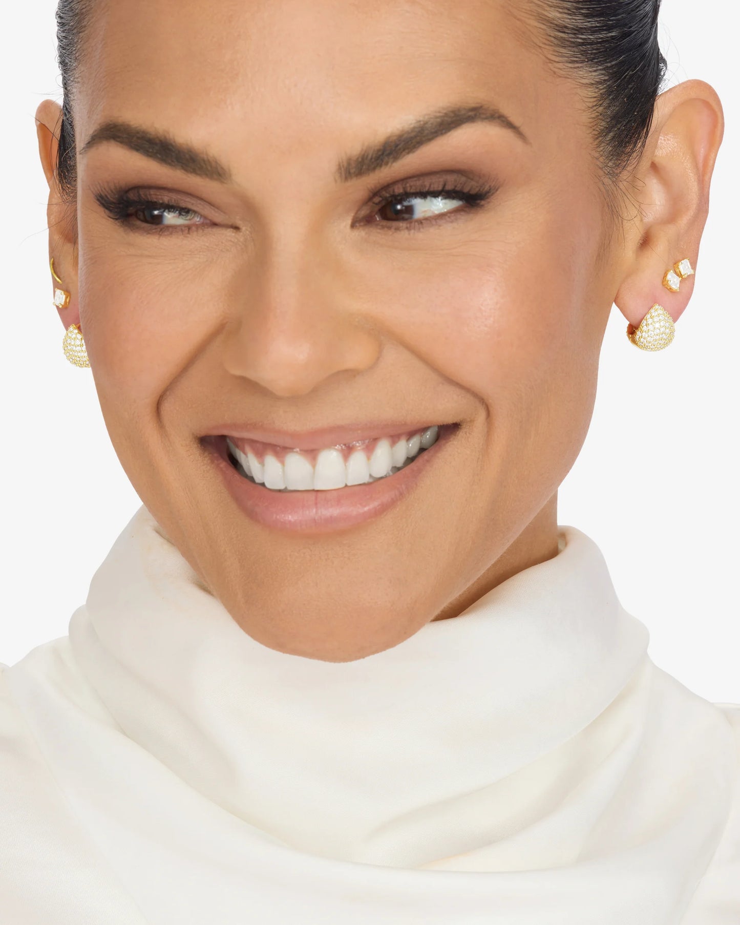 Melinda Maria Lil' Norah Pave Earrings