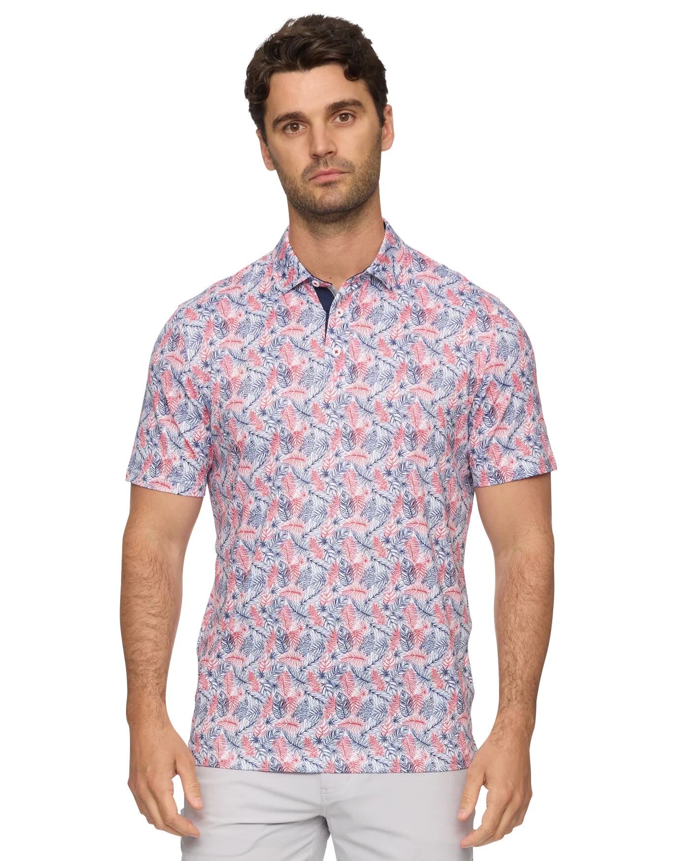 Flag & Anthem MVP POLO Concord Leaf Print Polo