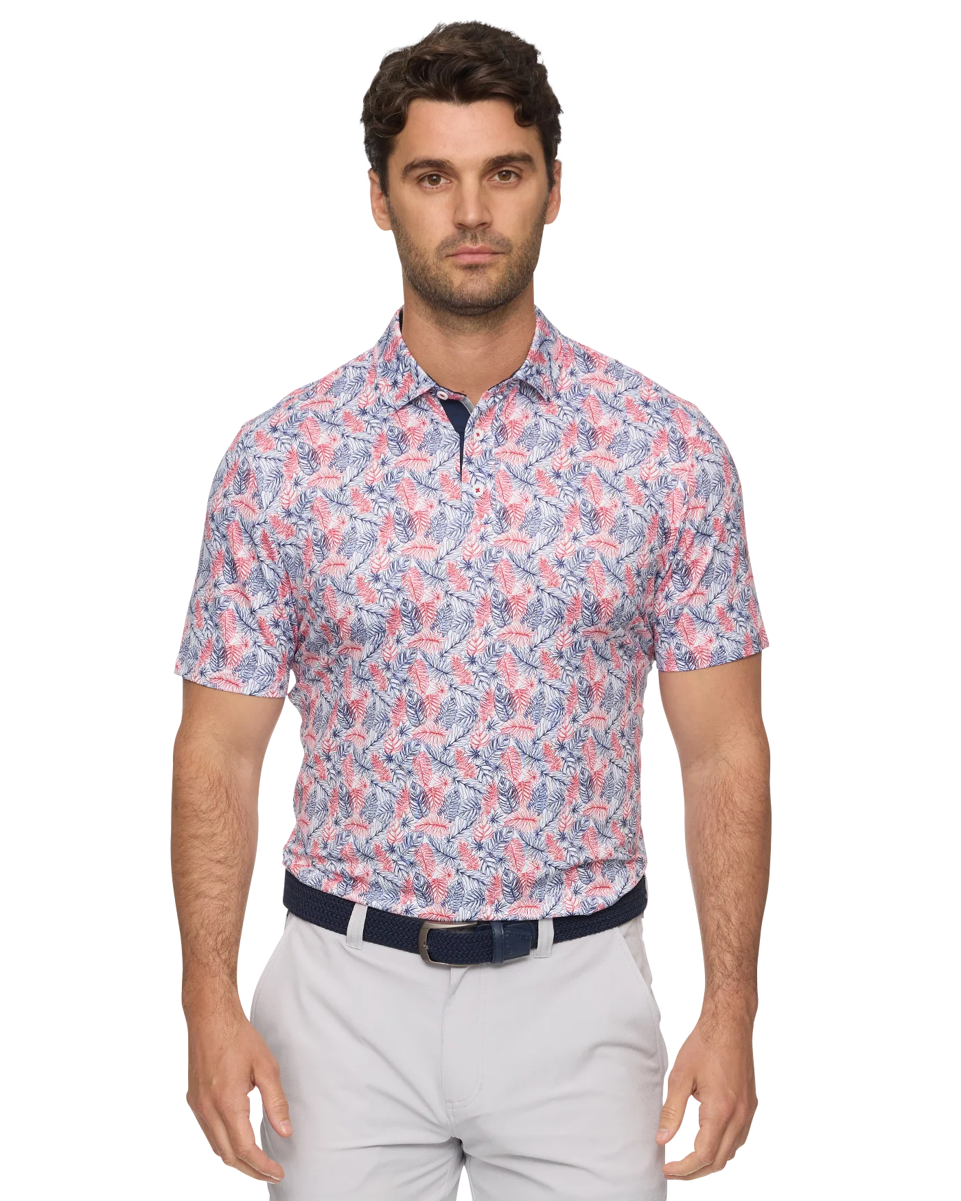 Flag & Anthem MVP POLO Concord Leaf Print Polo