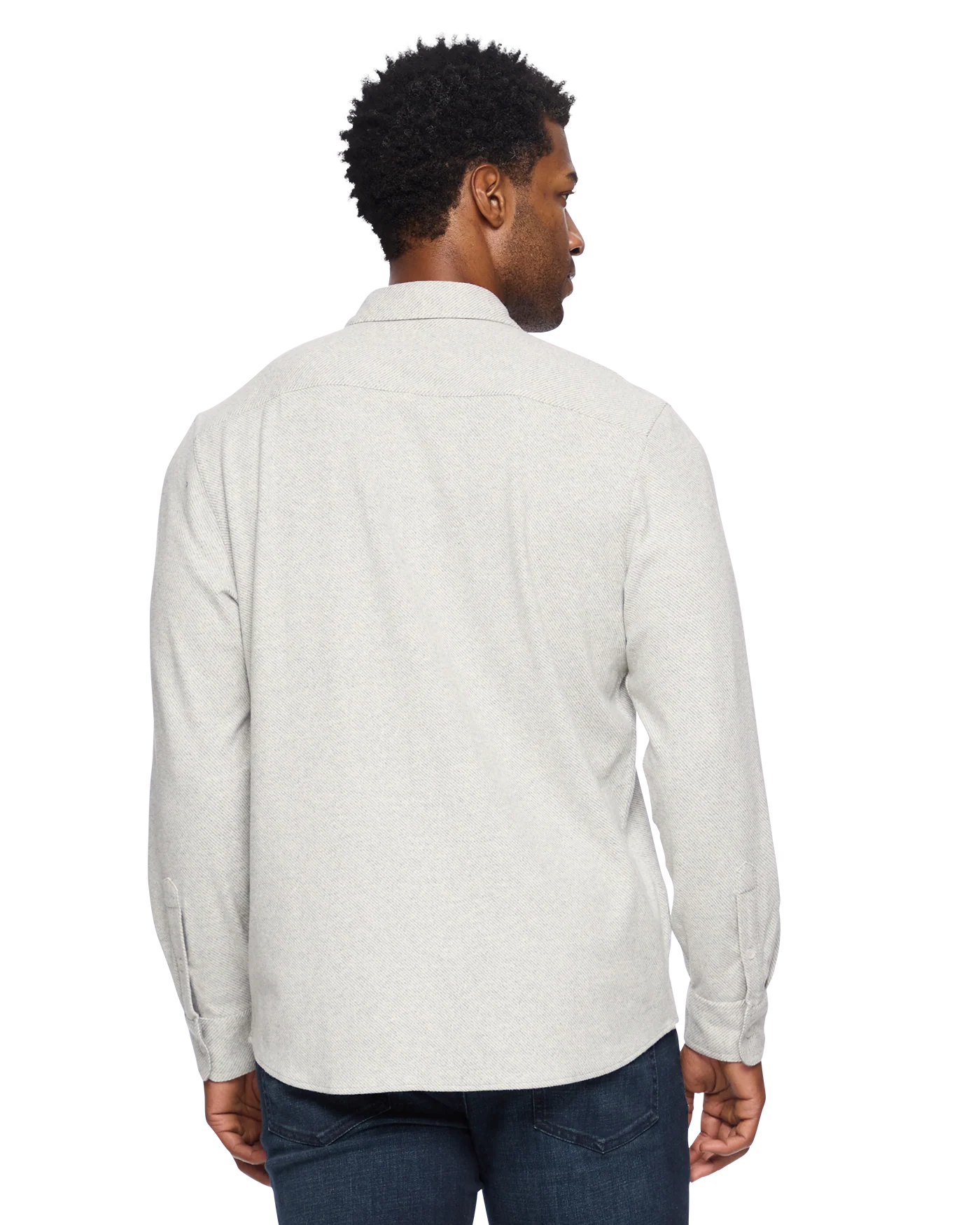 Flag & Anthem Light Grey HERO STRETCH FLANNEL SHIRT