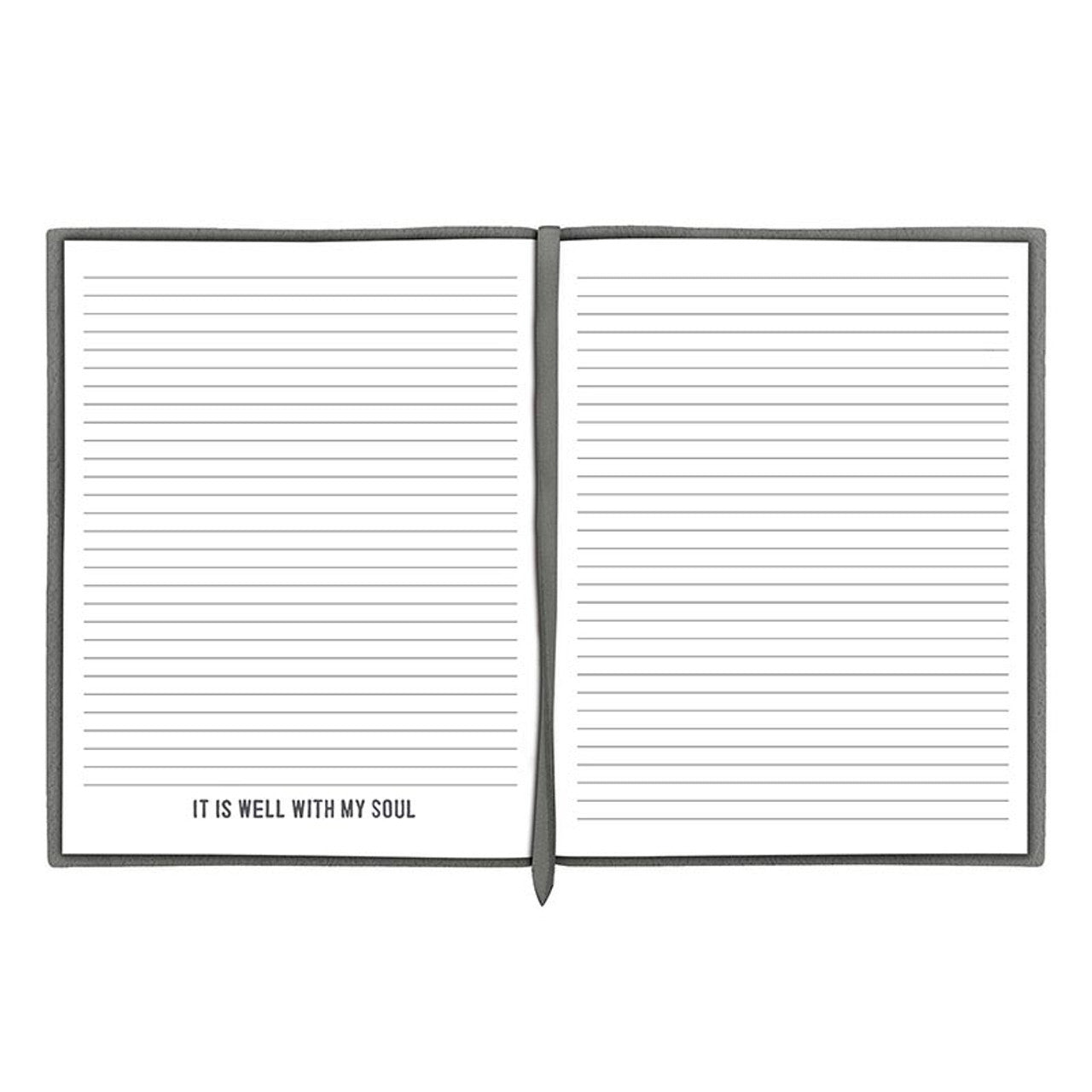 Suede Journal - It is Well