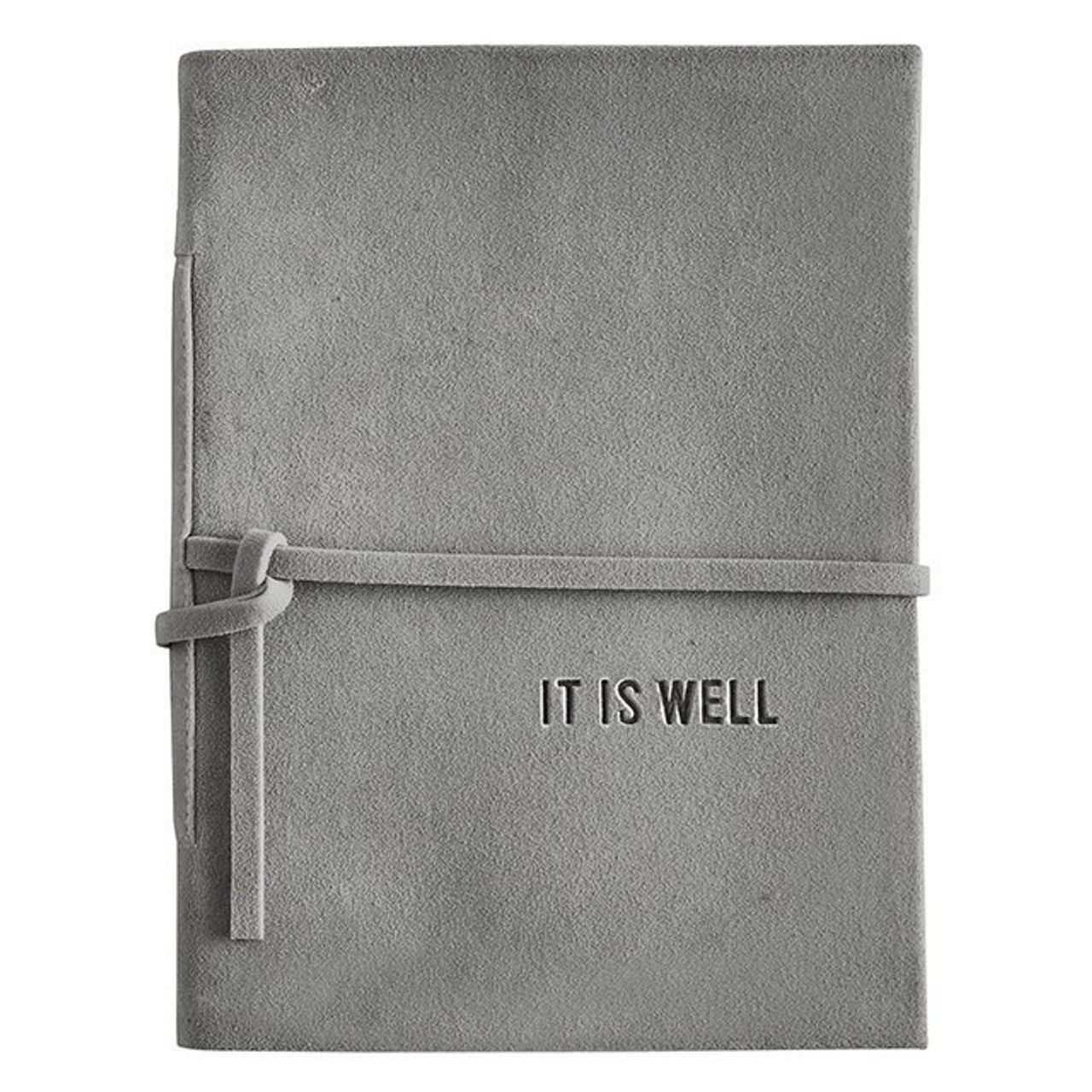 Suede Journal - It is Well