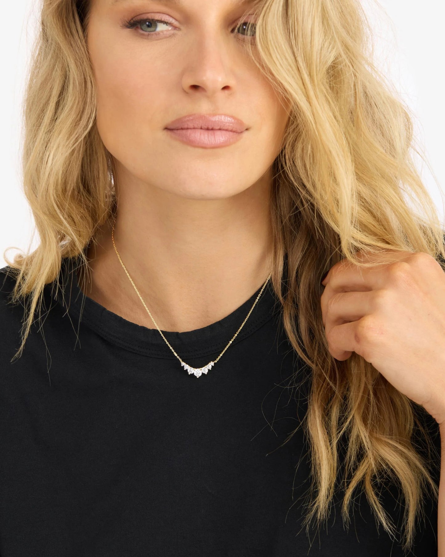Melinda Maria Not Your Basic Multi Stone Pendant Necklace