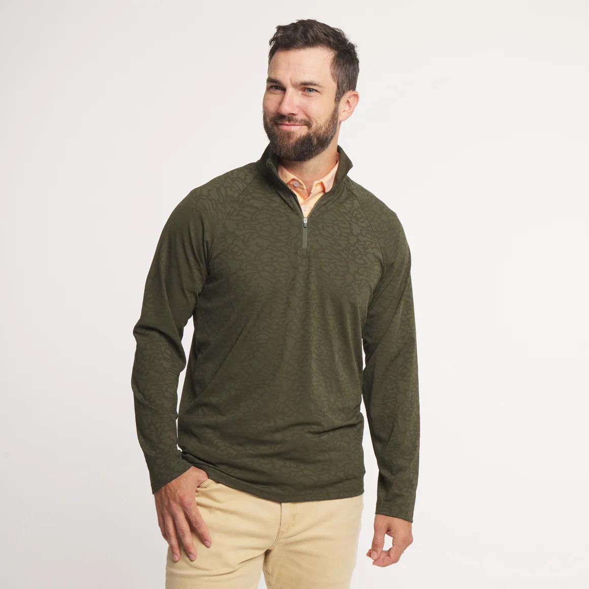 Southern Marsh Sagaponack Performance Quarterzip - Camo