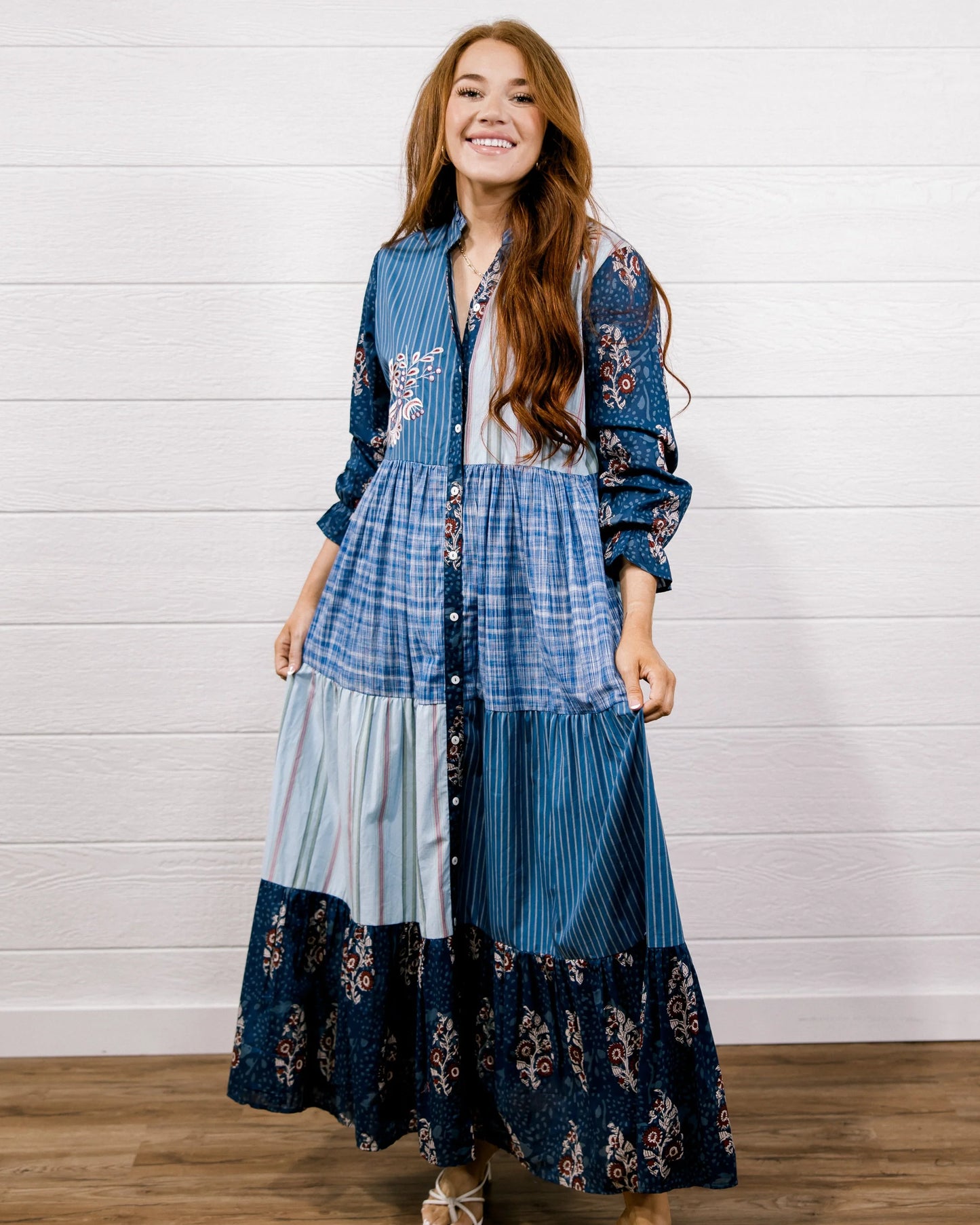 Montana Maxi Dress- Denim