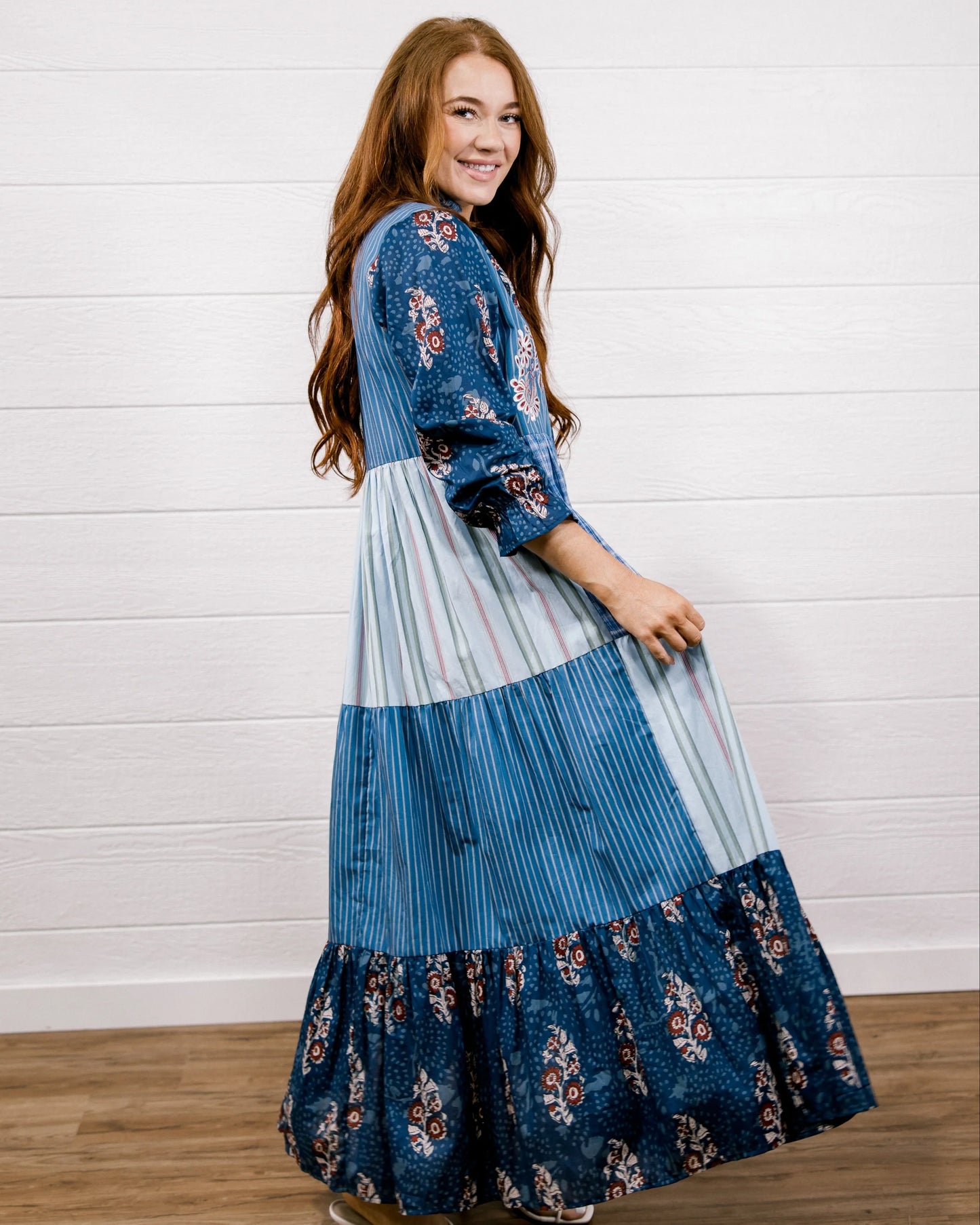 Montana Maxi Dress- Denim
