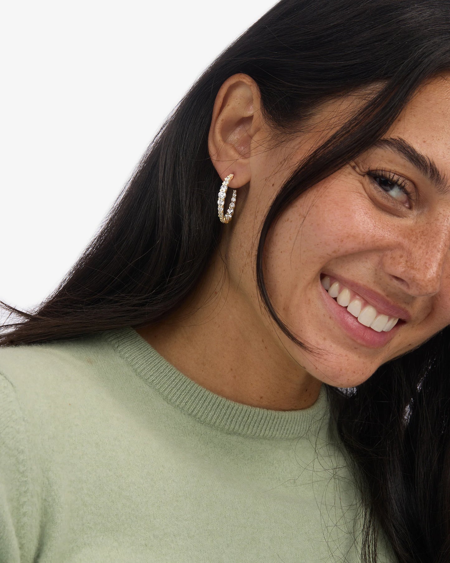 Melinda Maria "Oh She Fancy" Graduated Hoops 1"