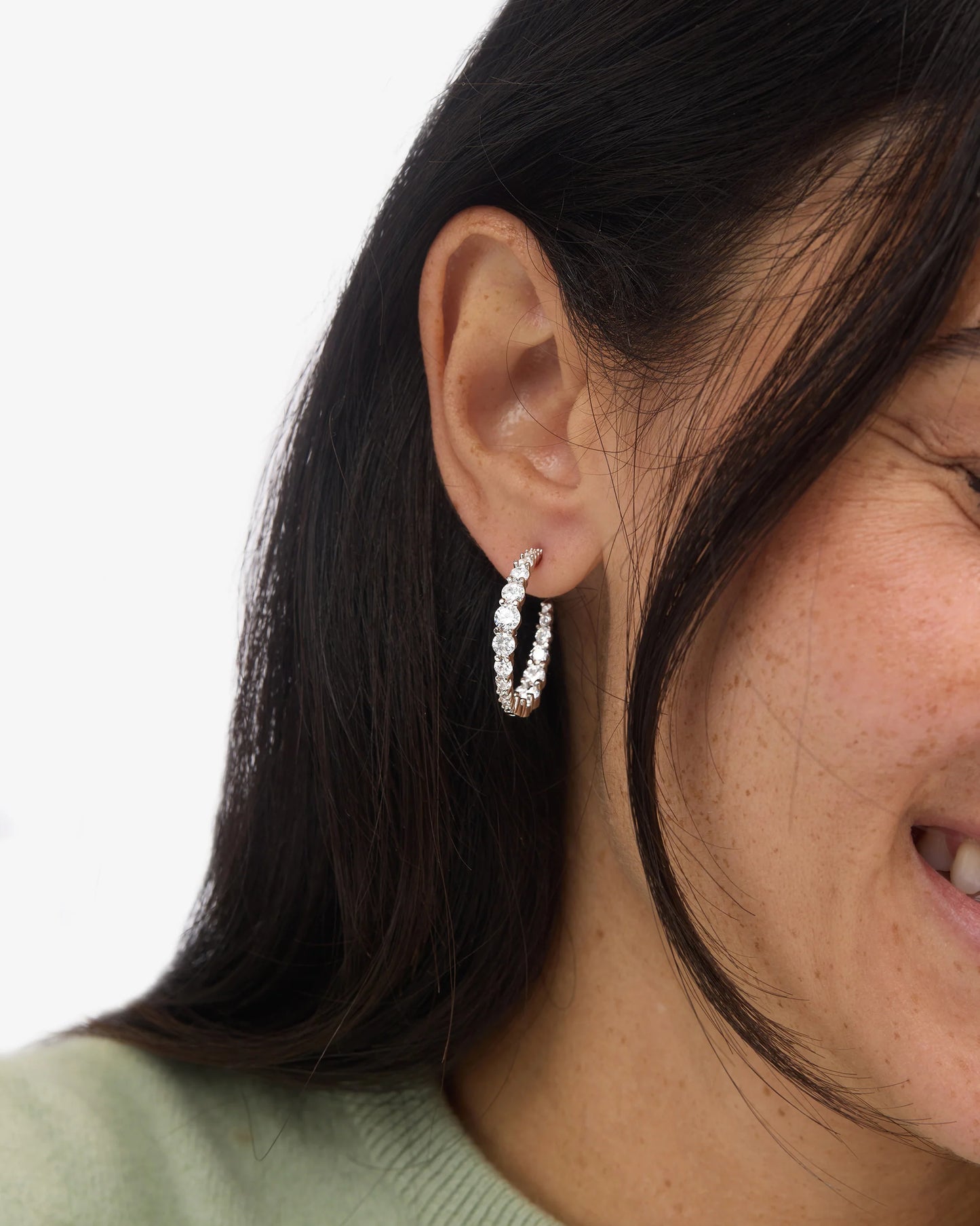 Melinda Maria "Oh She Fancy" Graduated Hoops 1"