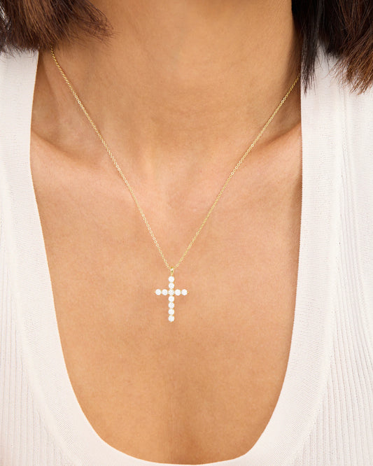Melinda Maria "Oh She Fancy" Small Cross Pendant