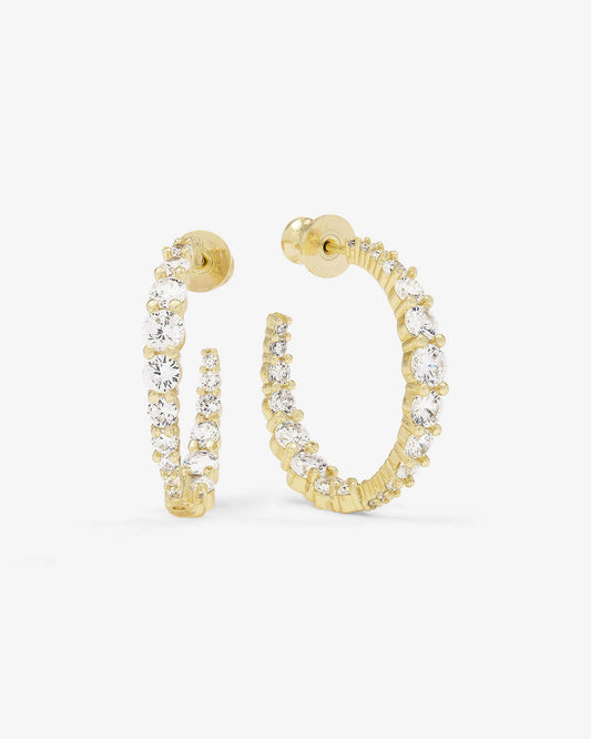 Melinda Maria "Oh She Fancy" Graduated Hoops 1"