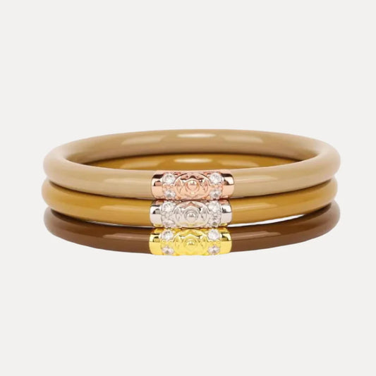 BuDha Girl THREE KINGS ALL WEATHER BANGLES® (AWB®) - Oro