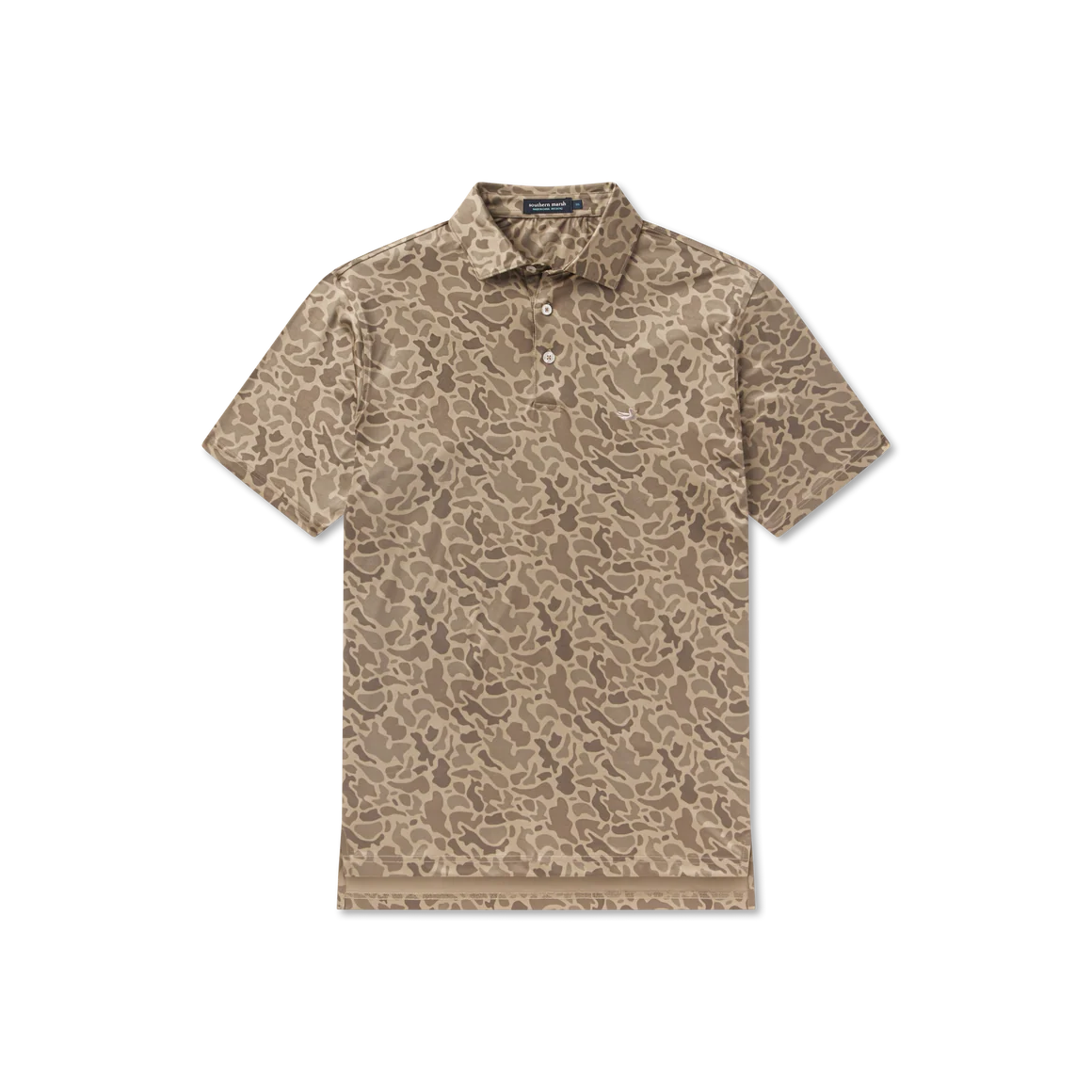 Southern Marsh Marsh Performance Polo - Retro Camo
