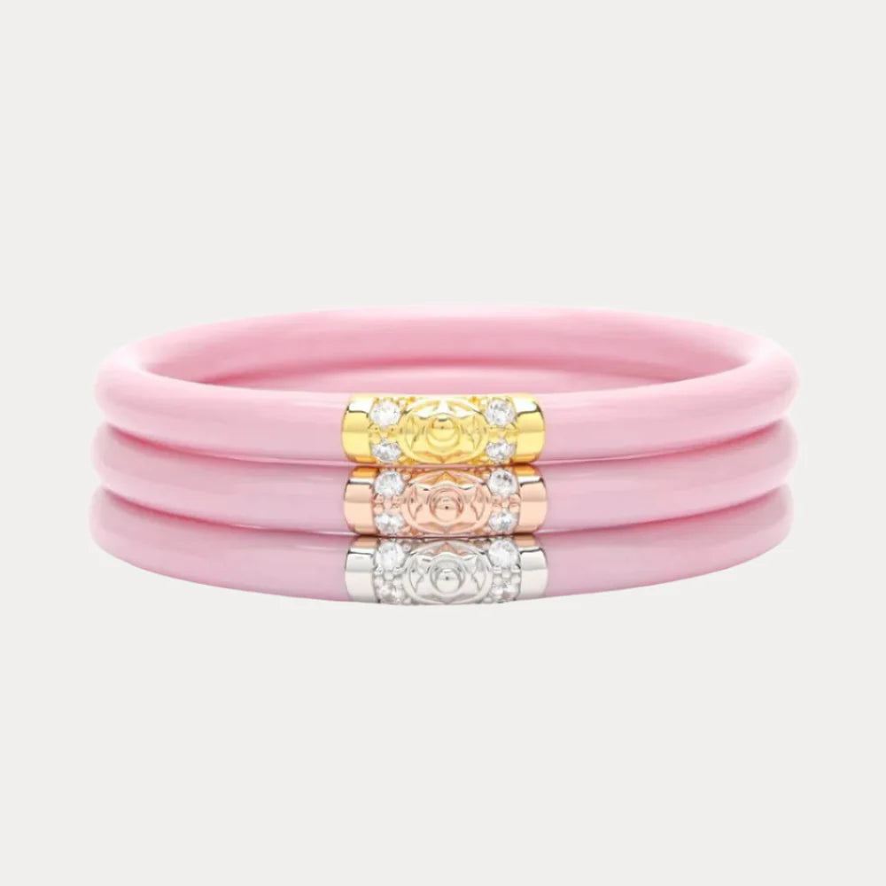 BuDha Girl THREE KINGS ALL WEATHER BANGLES® (AWB®) - PINK