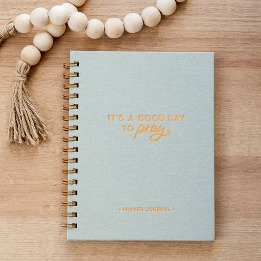 The Anastasia Co. Prayer Journal - Green Linen