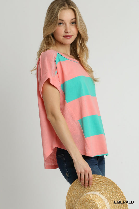 Sherbert Striped Top
