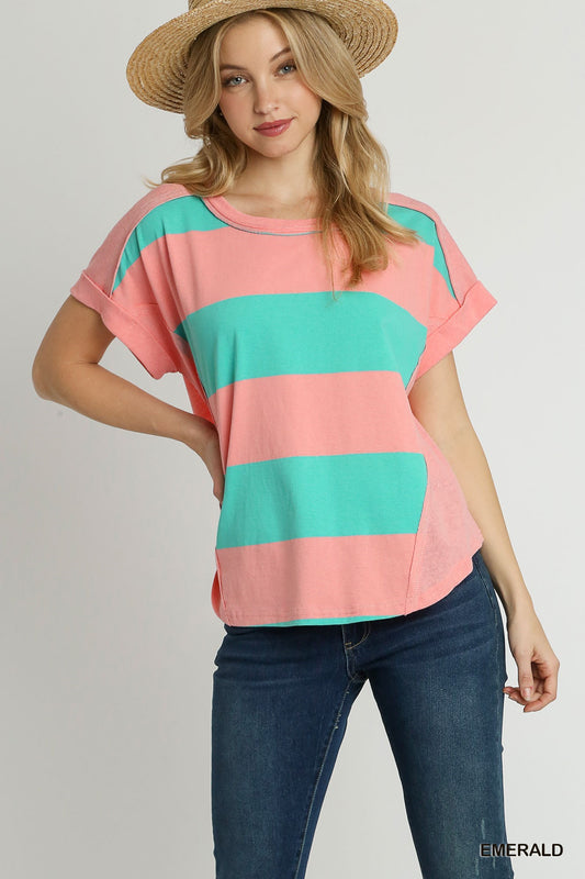 Sherbert Striped Top