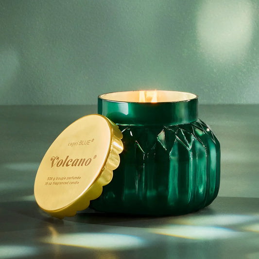 Capri-Blue Volcano Royal Gem Signature Petite Candle