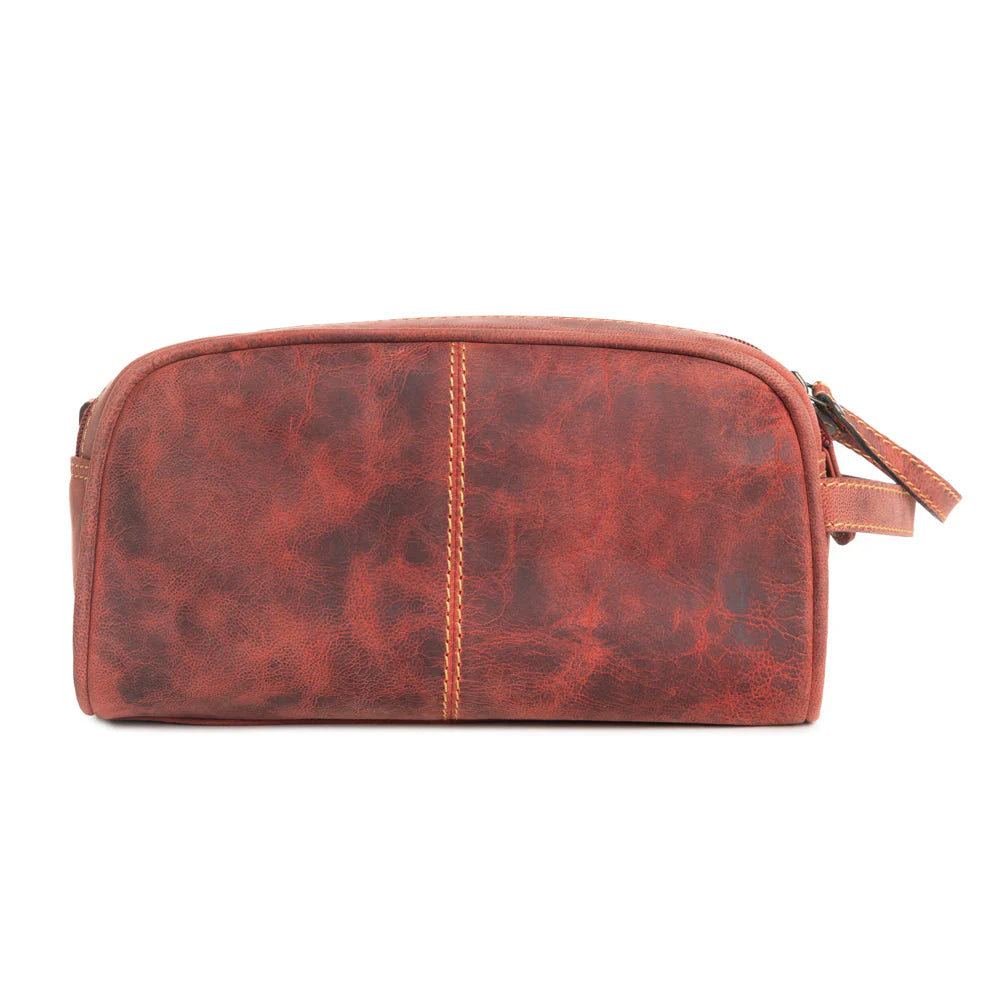 Eagle's Talon Toiletries Bag In Smoky Rust