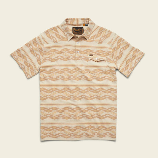 Howler Bros. Ranchero Jacquard Polo Taki Jacquard : Brown Rice