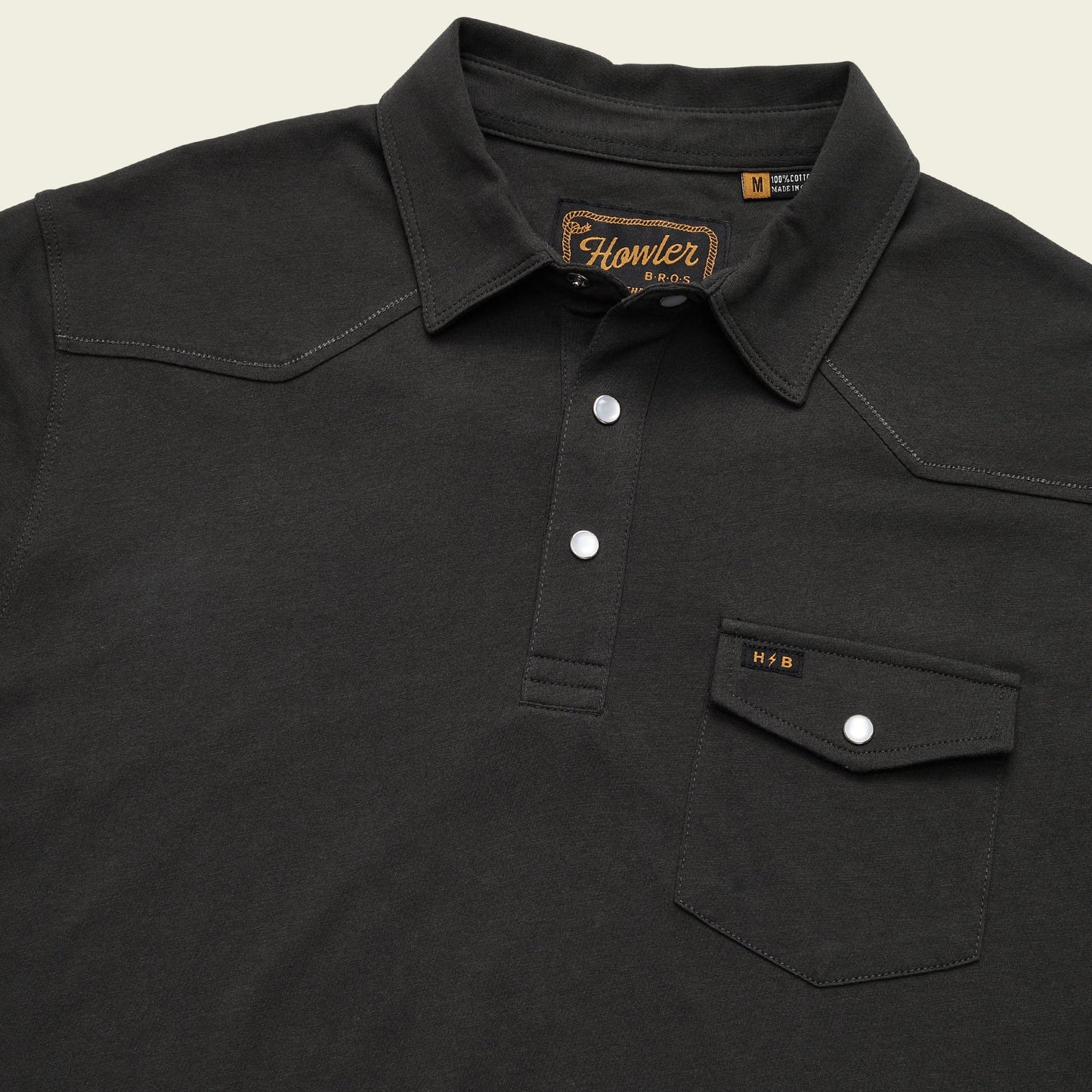 Howler Bros. Ranchero Polo Antique Black