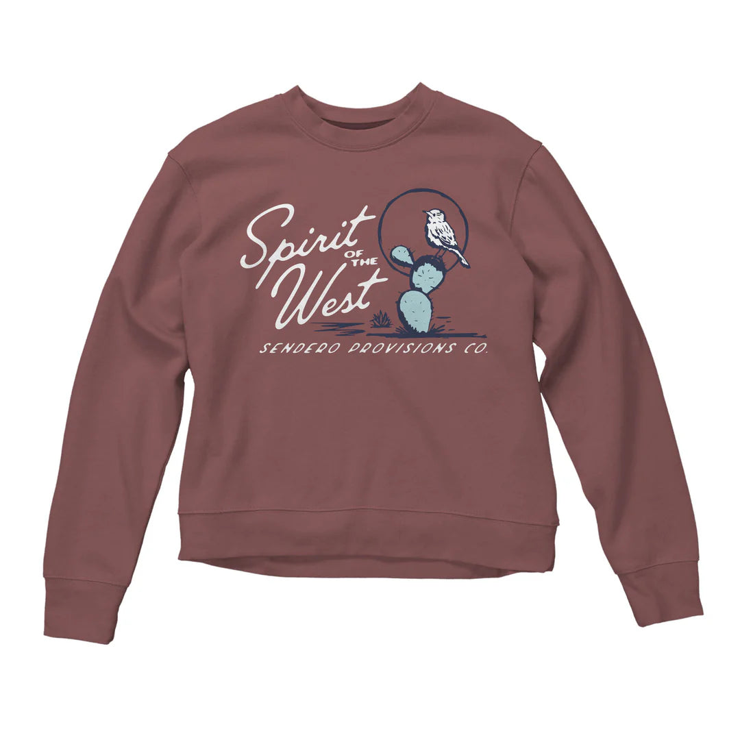 Sendero Provisions Co. CACTUS WREN DROP SHOULDER SWEATSHIRT