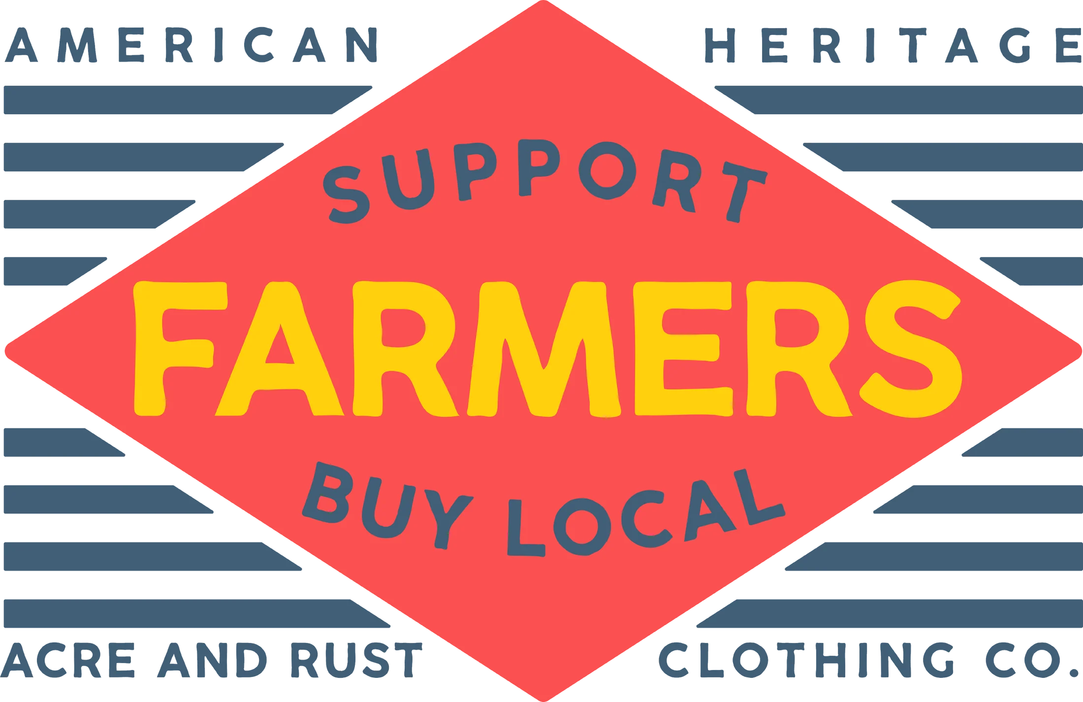 Acre + Rust Support Farmers Sticker – Flatland Collective